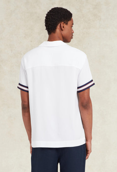 Chemise signature Ecovero™ Valbonne - Blanc