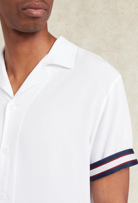 Chemise signature Ecovero™ Valbonne - Blanc