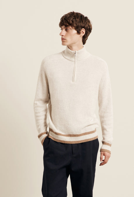 Alpaca Cillian Jumper - Ecru