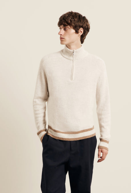 Alpaca Cillian Jumper - Ecru