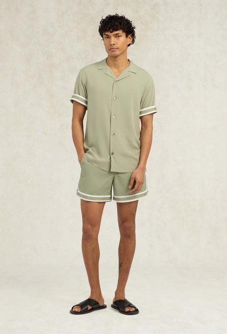 Recycled Nylon Baller Swimshort - Sage