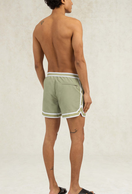 Recycled Nylon Baller Swimshort - Sage