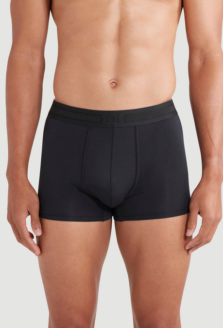 TENCEL™ Modal Boxer Trunk 3 Pack - Mixed Black/ White/ Green