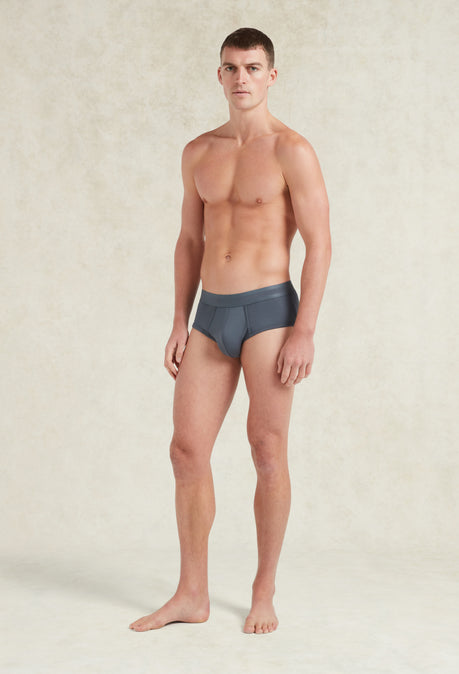 Lot de 3 boxers TENCEL™ Modal – Bleu marine minuit/Bleu acier/Gris orageux mélangés