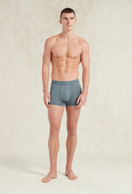 Caleçon Boxer TENCEL™ Modal – Lot de 3 – Bleu Acier