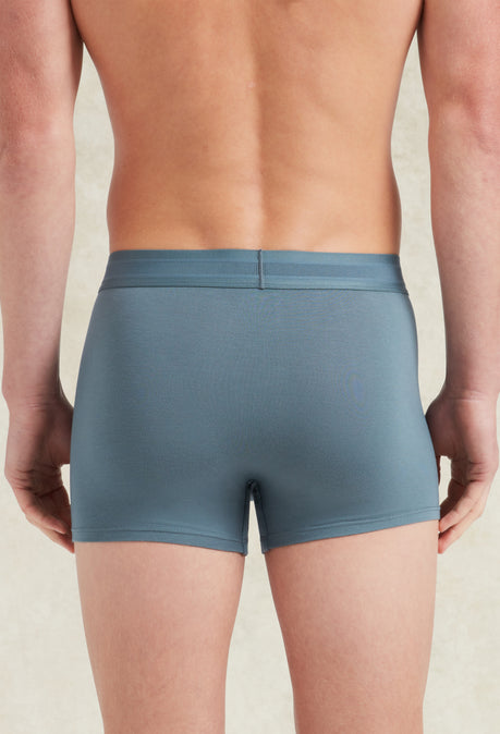 Caleçon Boxer TENCEL™ Modal – Lot de 3 – Bleu Acier