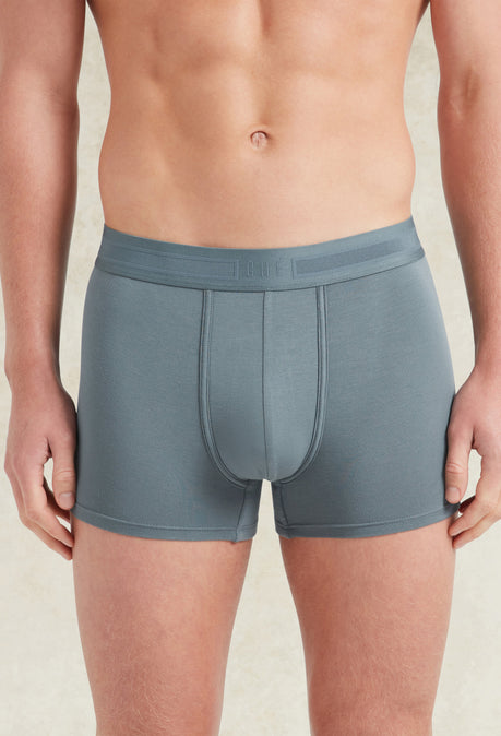 Caleçon Boxer TENCEL™ Modal – Lot de 3 – Bleu Acier