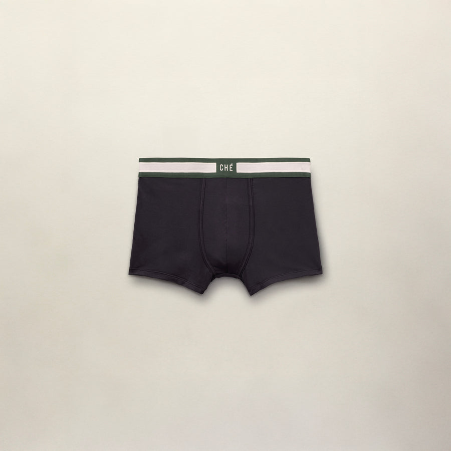 Signature Boxer Trunks - Mixed Black/ Green/ White
