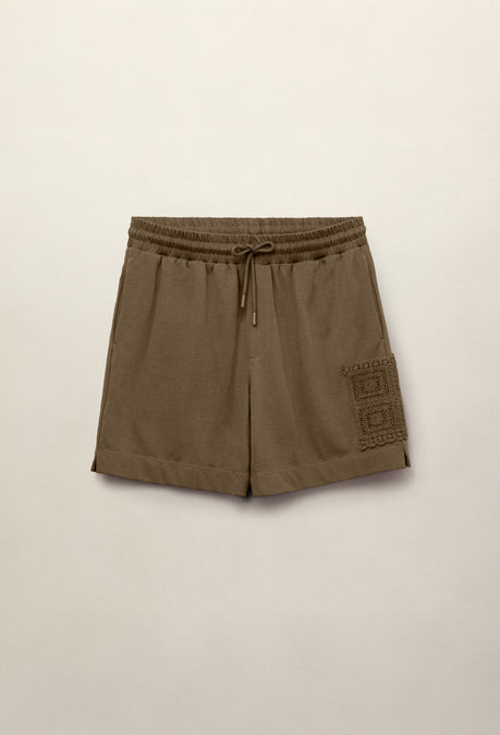 Inigo Jersey Short - Khaki