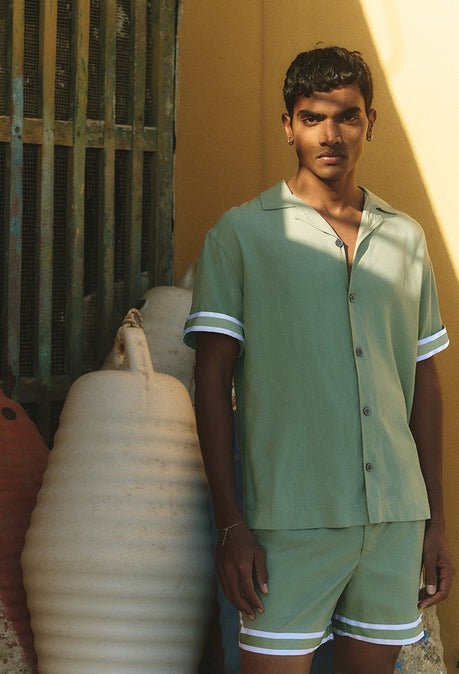 Chemise emblématique Valbonne Ecovero™ - Sauge