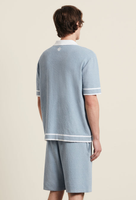 Armando Knitted Shirt - Powder Blue