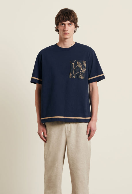 T-shirt Bama - Bleu marine
