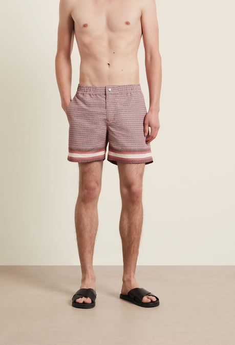 Berkeley Print Swimshort - Rose