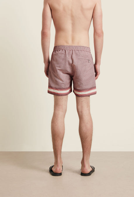 Berkeley Print Swimshort - Rose