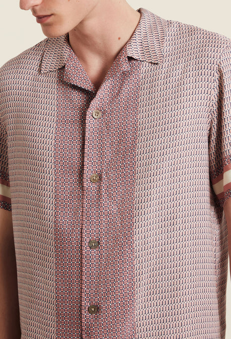 Berkeley Printed Shirt - Rose