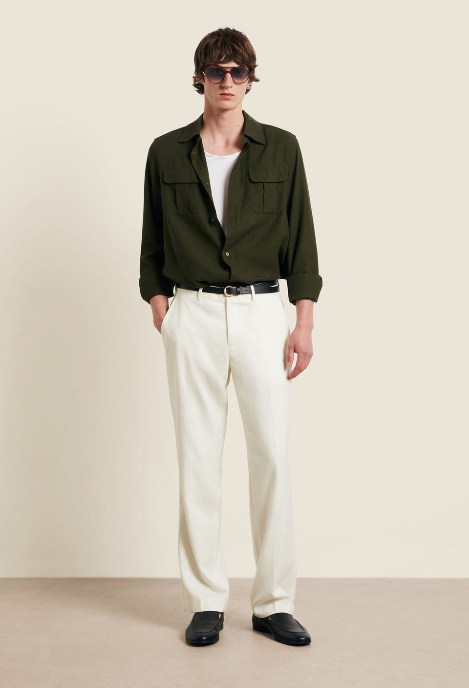 Men’s Chett Shirt in Dark Olive | CHÉ Studios