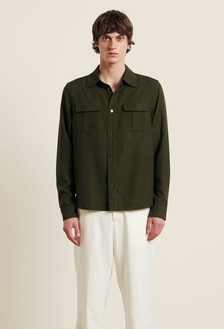 Chemise Chett - Olive foncée