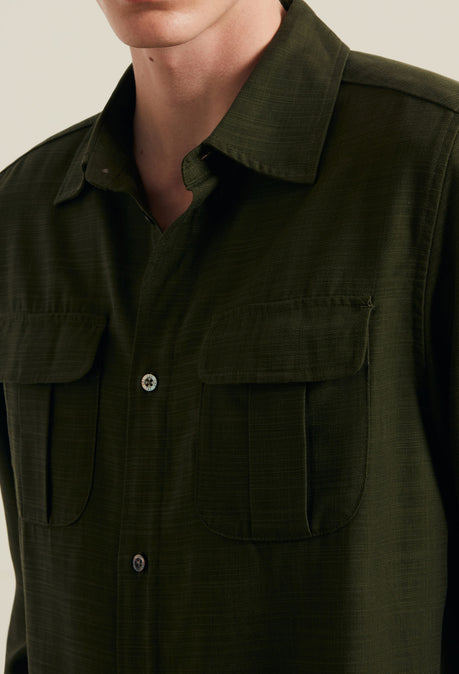 Chemise Chett - Olive foncée