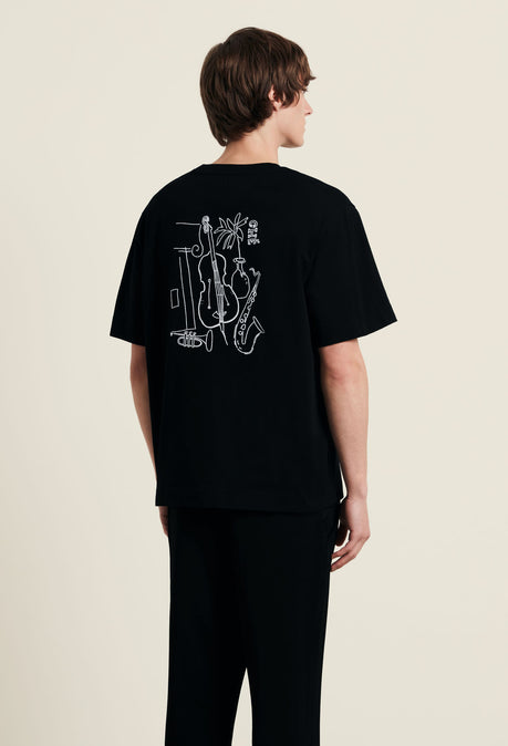 T-shirt Instrument Scene - Noir