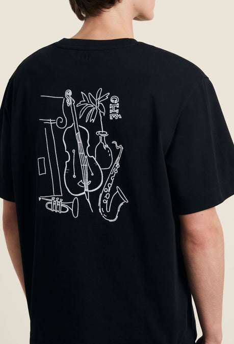 T-shirt Instrument Scene - Noir