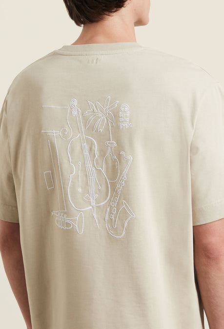 T-shirt Instrument Scene - Stone