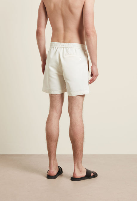Plain Tailored Swimshort - Ivory