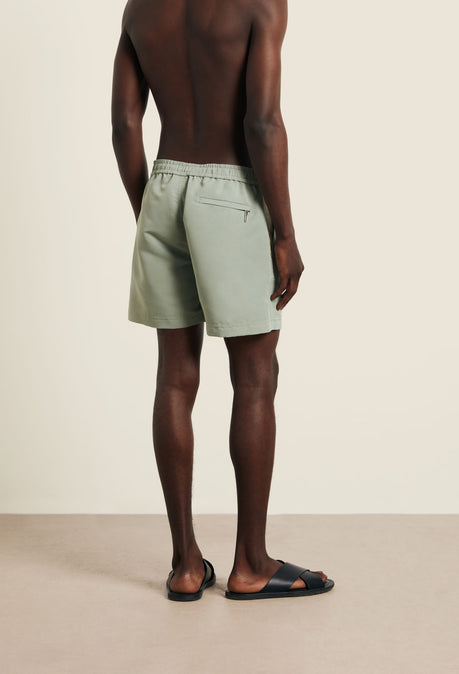 Plain Tailored Swimshort - Sage