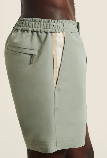 Plain Tailored Swimshort - Sage
