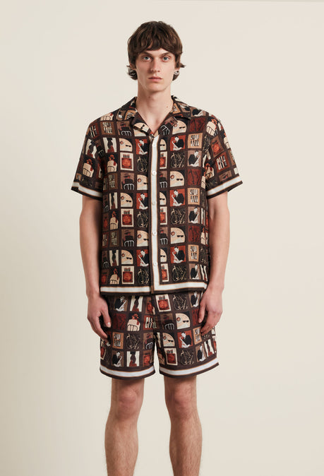 Wilson Shirt - Chocolate Brown