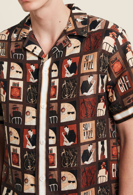 Wilson Shirt - Chocolate Brown