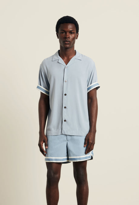 Valbonne Ecovero™ Signature Shirt - Powder Blue