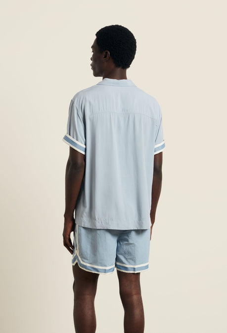 Valbonne Ecovero™ Signature Shirt - Powder Blue