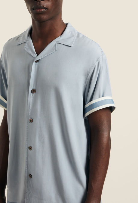 Valbonne Ecovero™ Signature Shirt - Powder Blue
