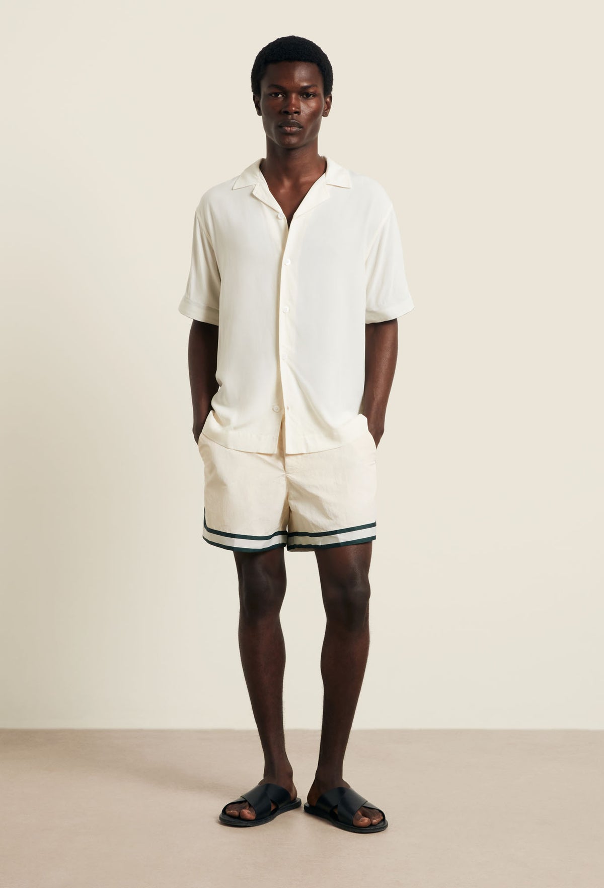 Ivory 'Baller' Swim Shorts | CHÉ Studios