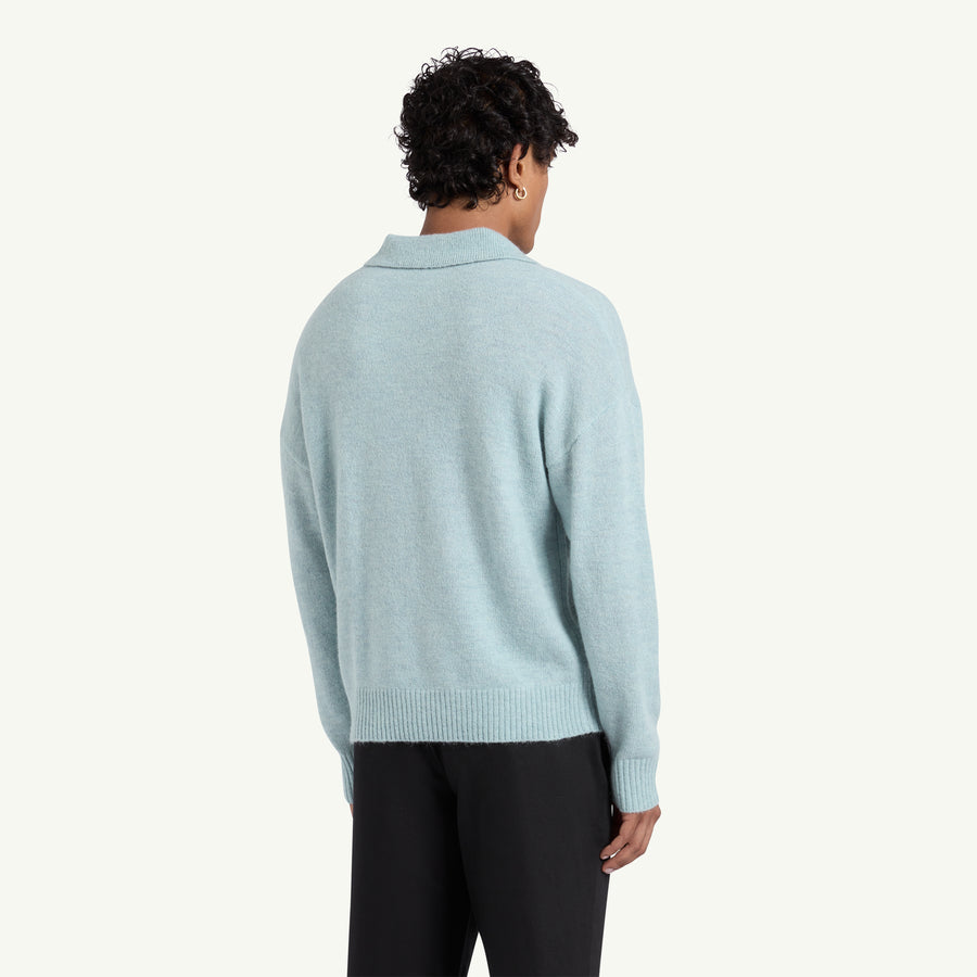 Powder blue sweater best sale