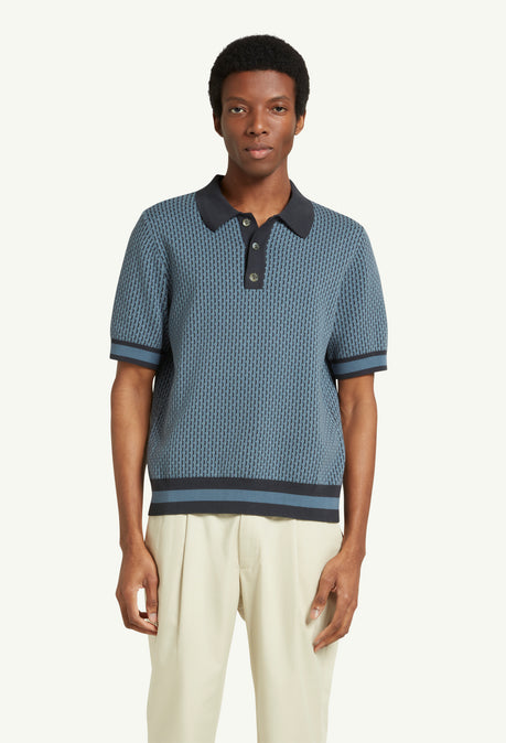 COSMO GEO QUINN POLO - NAVY