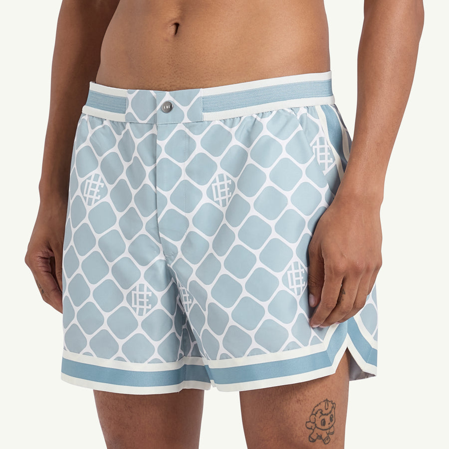 DEIRA PRINTED BALLER - POWDER BLUE