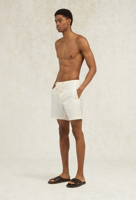 Diera Jacquard Oceano Swimshort - Ivory
