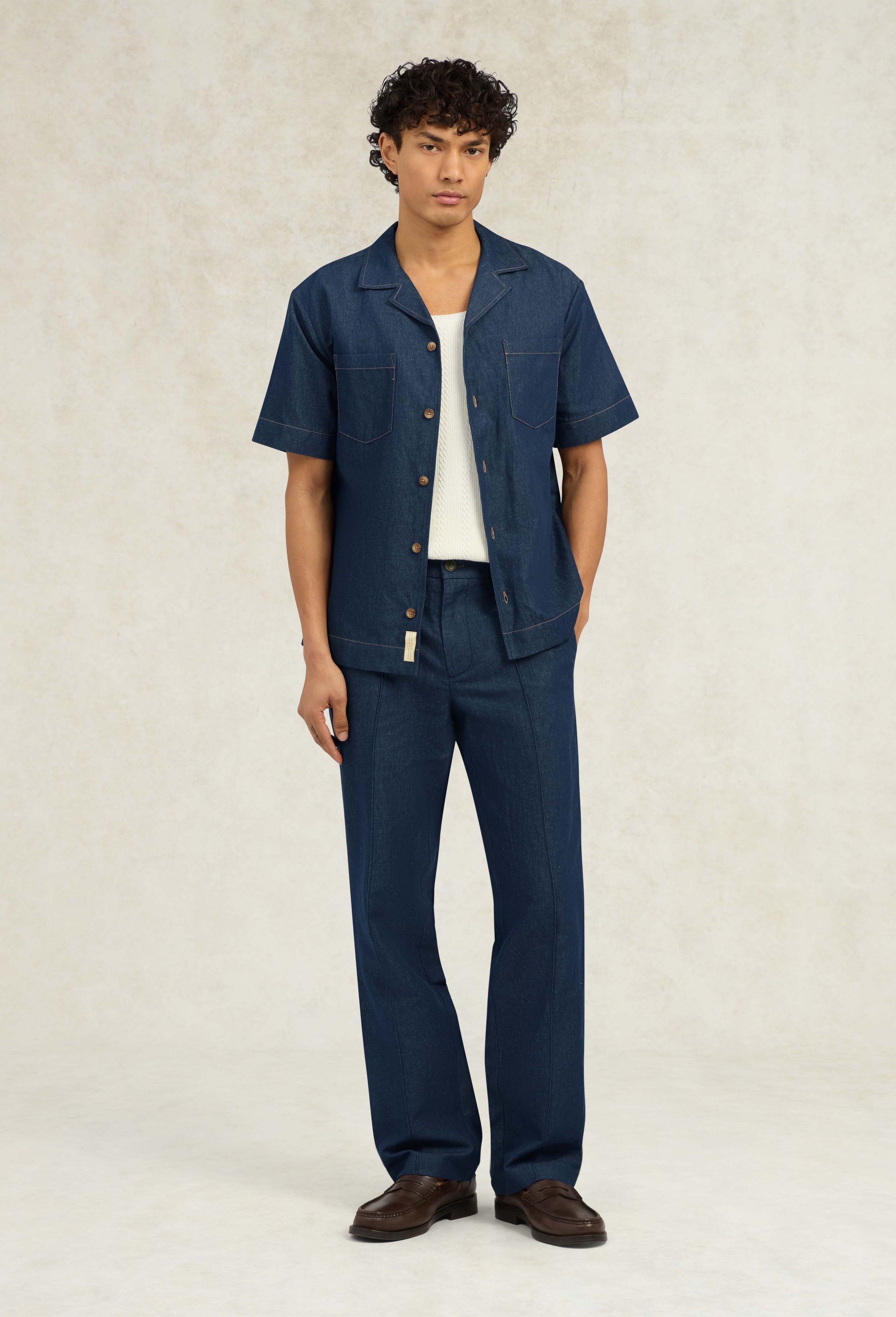 Men's Eastwood Straight Leg Denim Trouser | CHÉ Studios