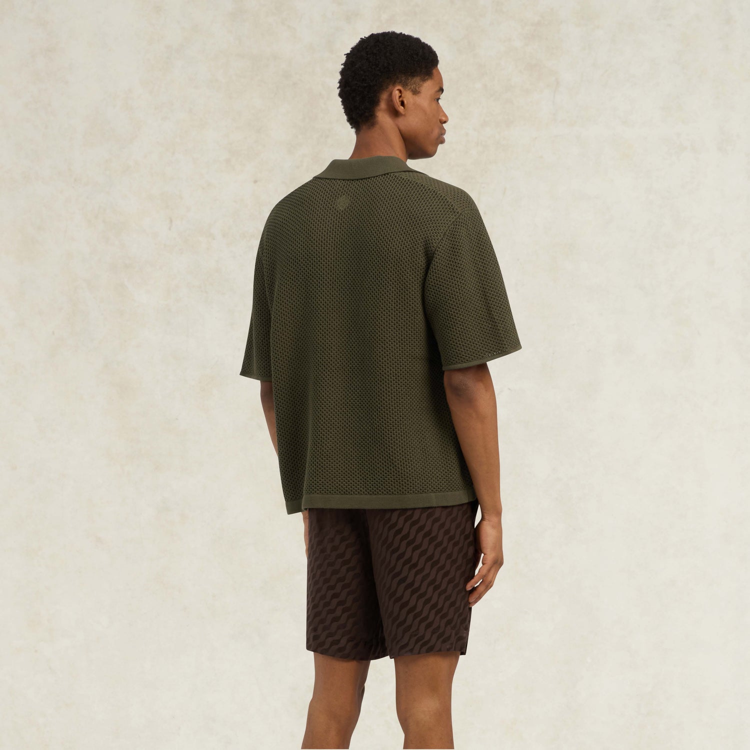 El Junco Heavy Gauge Knit Shirt - Khaki