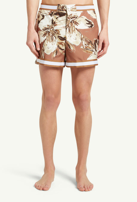 HOPPER PRINTED BALLER - BROWN