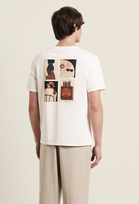T-shirt Jazz Café - Ivoire