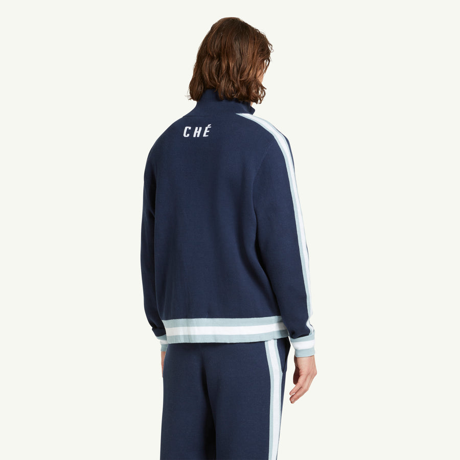 TRAVEL TRACK TOP - NAVY