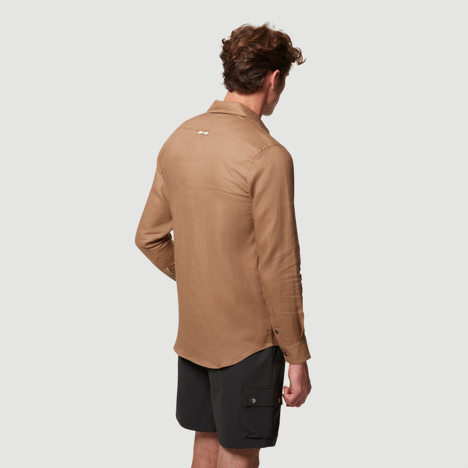 LINEN SHIRT - TAN