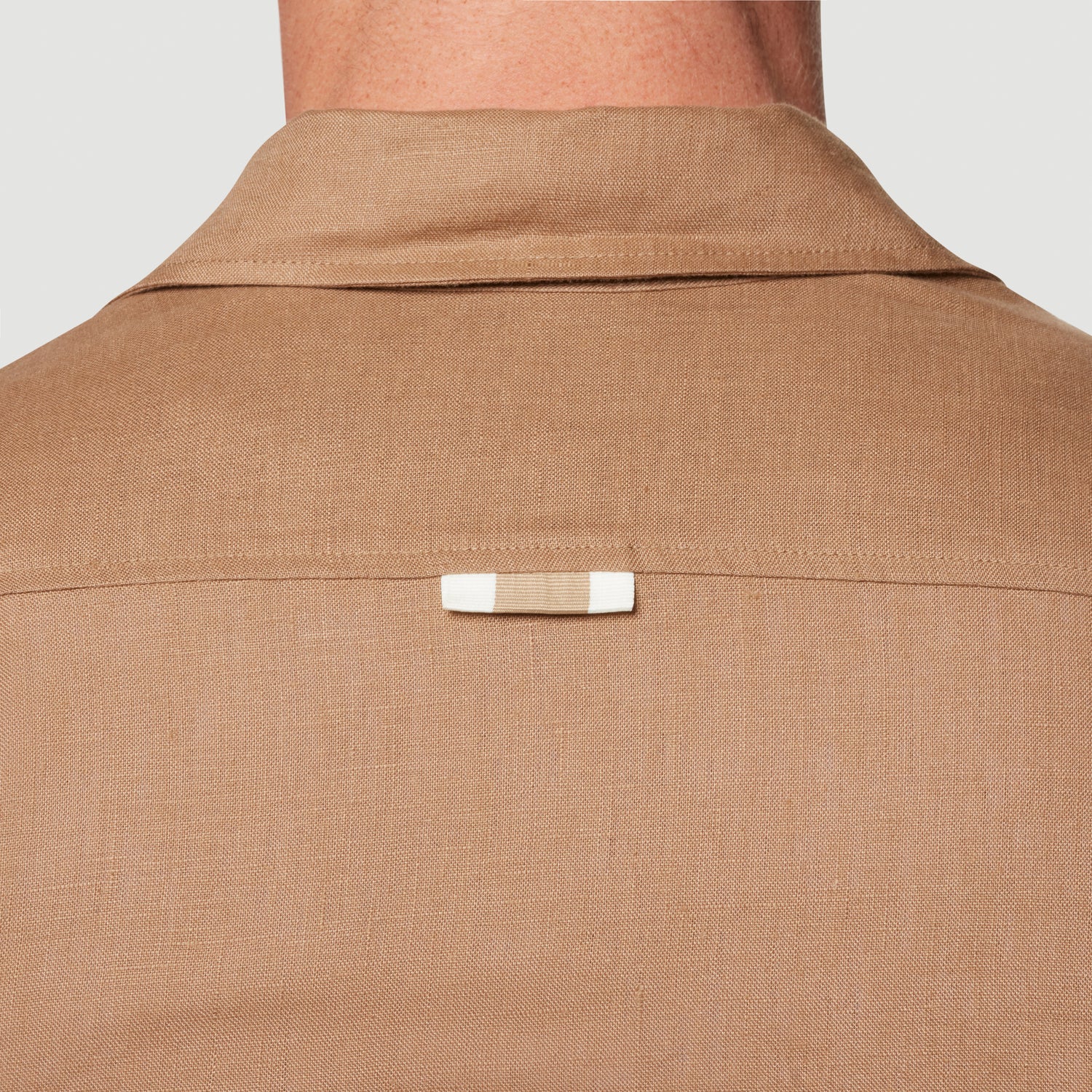 LINEN SHIRT - TAN
