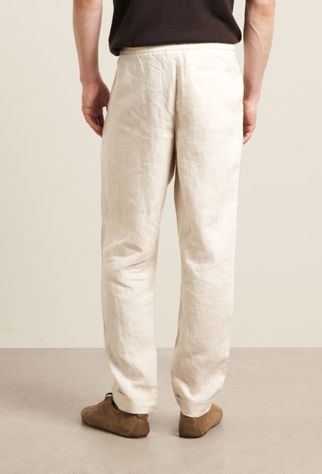 PANTALON EN LIN - AVOINE