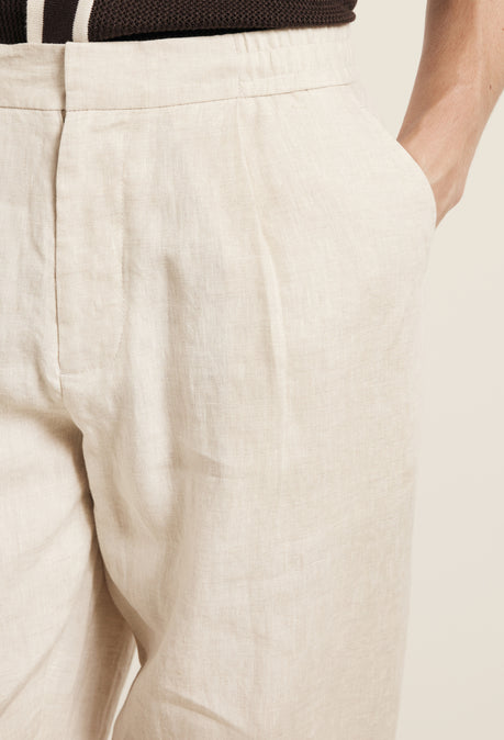 PANTALON EN LIN - AVOINE