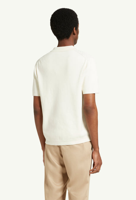LINKS KNITTED SHIRT - IVORY
