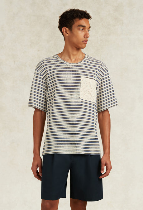 MATIAS COTTON STRIPE JERSEY T-SHIRT - MULTI