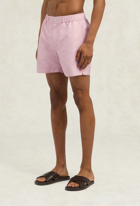 Mosaic Jacquard Swimshort - Rose